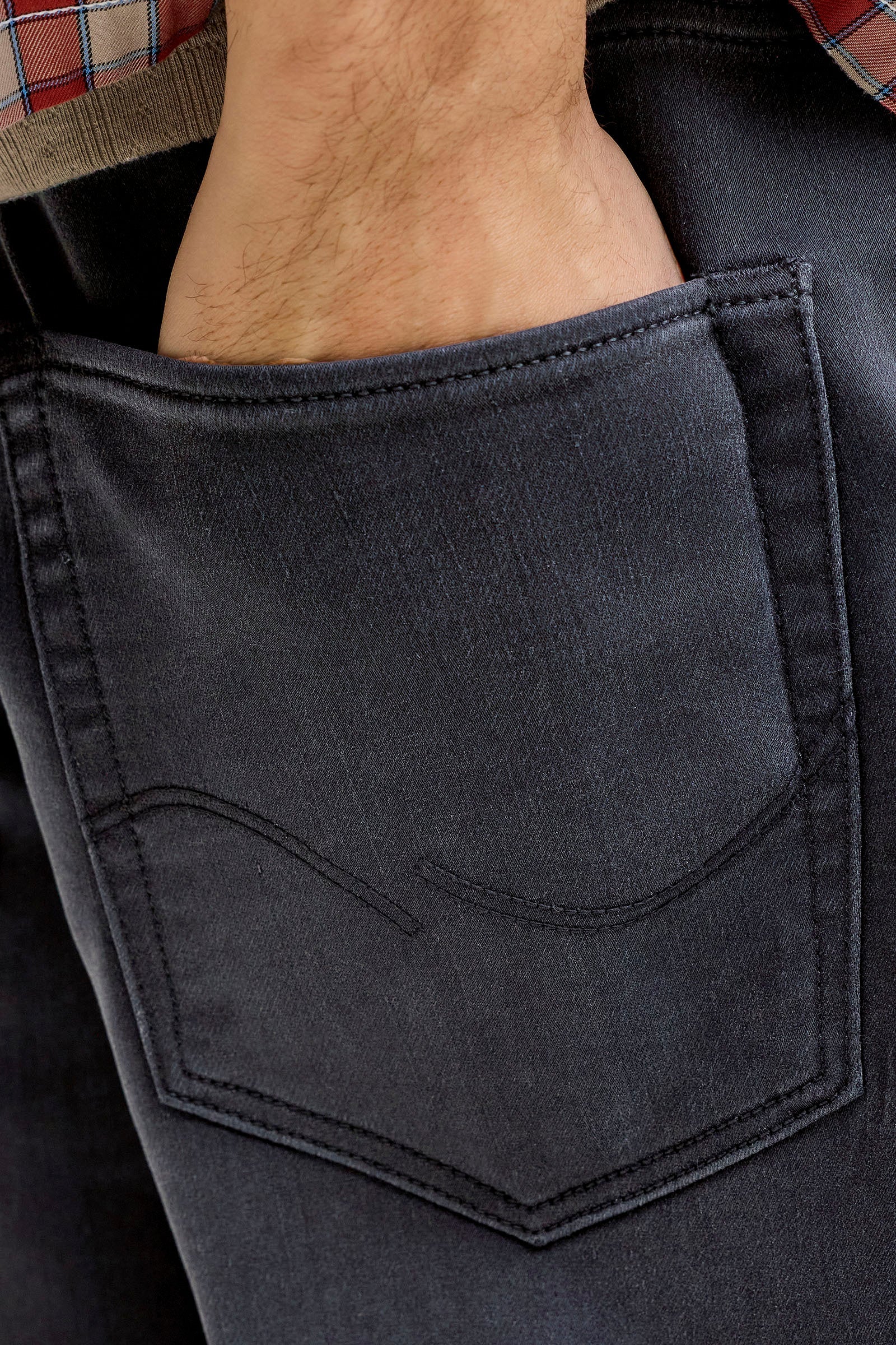 Jack & Jones Rick Icon Shorts Black Denim - Image 4