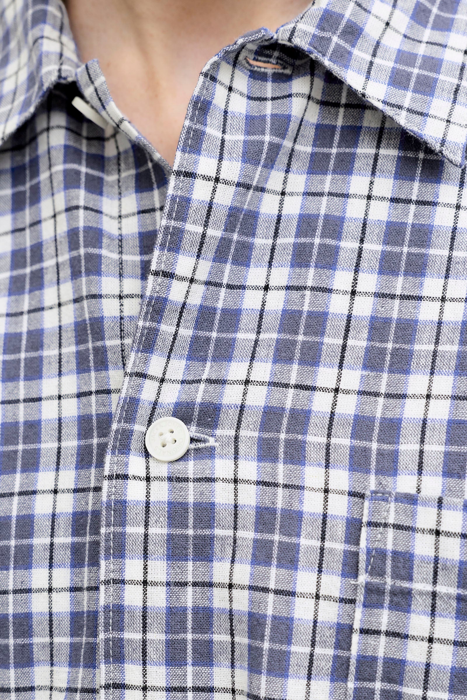 Jack & Jones Riviera Linen Blend Shirt SS Bluing - Image 4