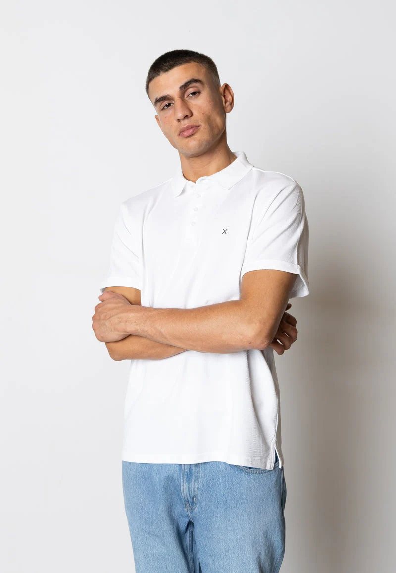 Clean Cut Copenhagen Silkeborg Stretch Polo White - Image 5