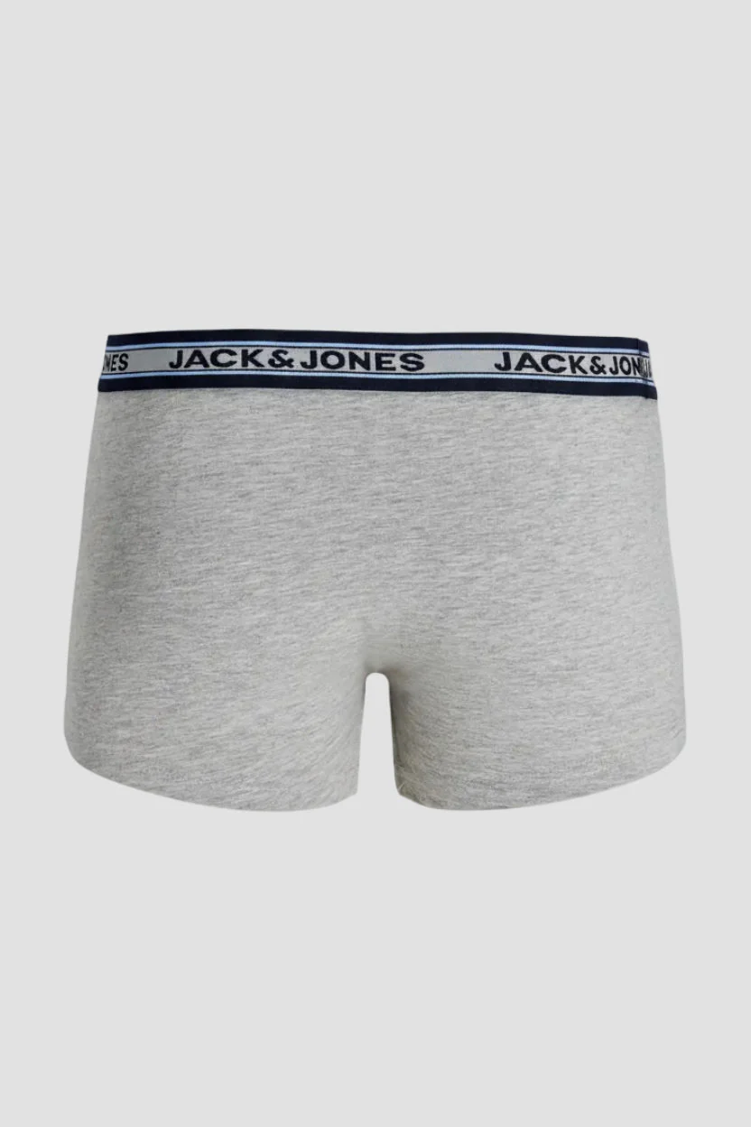 Jack & Jones Solid Trunks 10 Packs Dark Grey Melange - Image 7