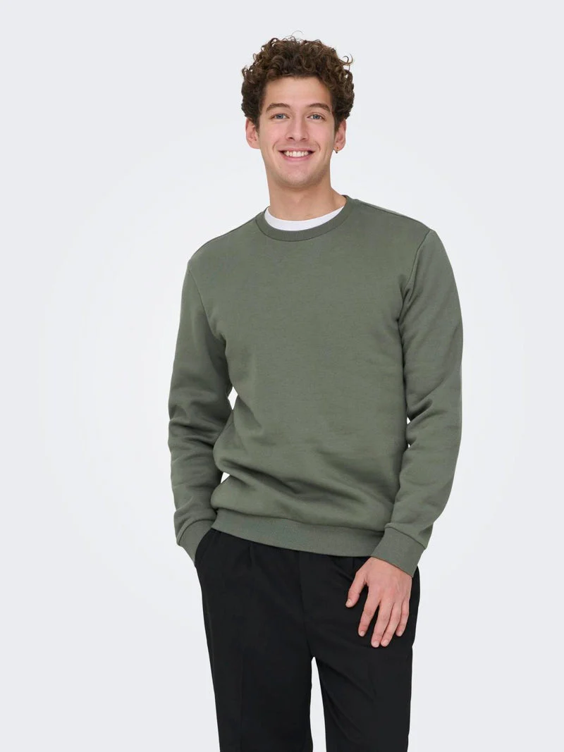 ONLY & SONS CERES CREW NECK Castor Gray - Image 6