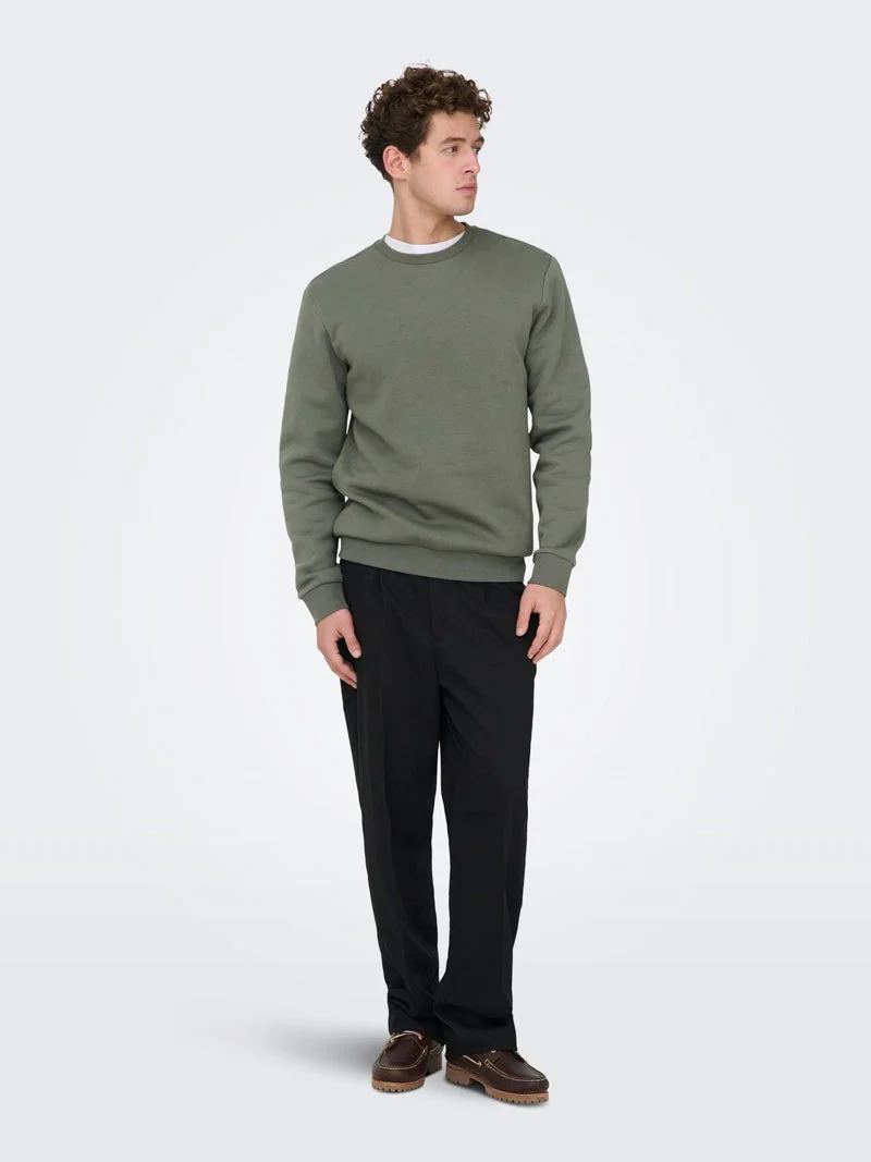 ONLY & SONS CERES CREW NECK Castor Gray - Image 7