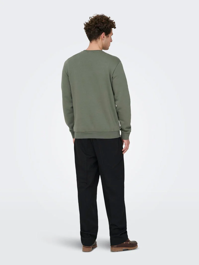 ONLY & SONS CERES CREW NECK Castor Gray - Image 8