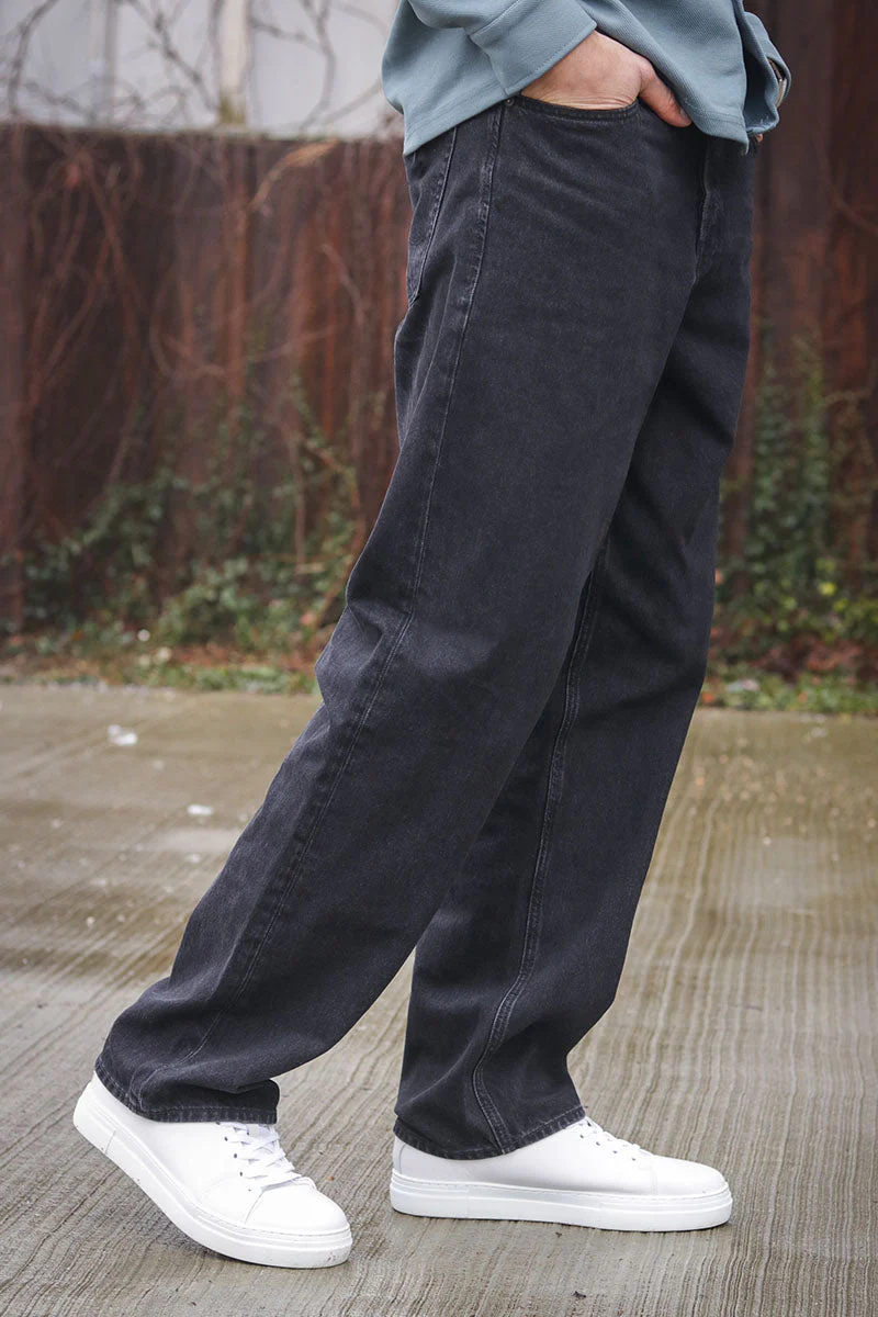 Jack & Jones Alex Baggy Fit 306 Black Denim - Image 3