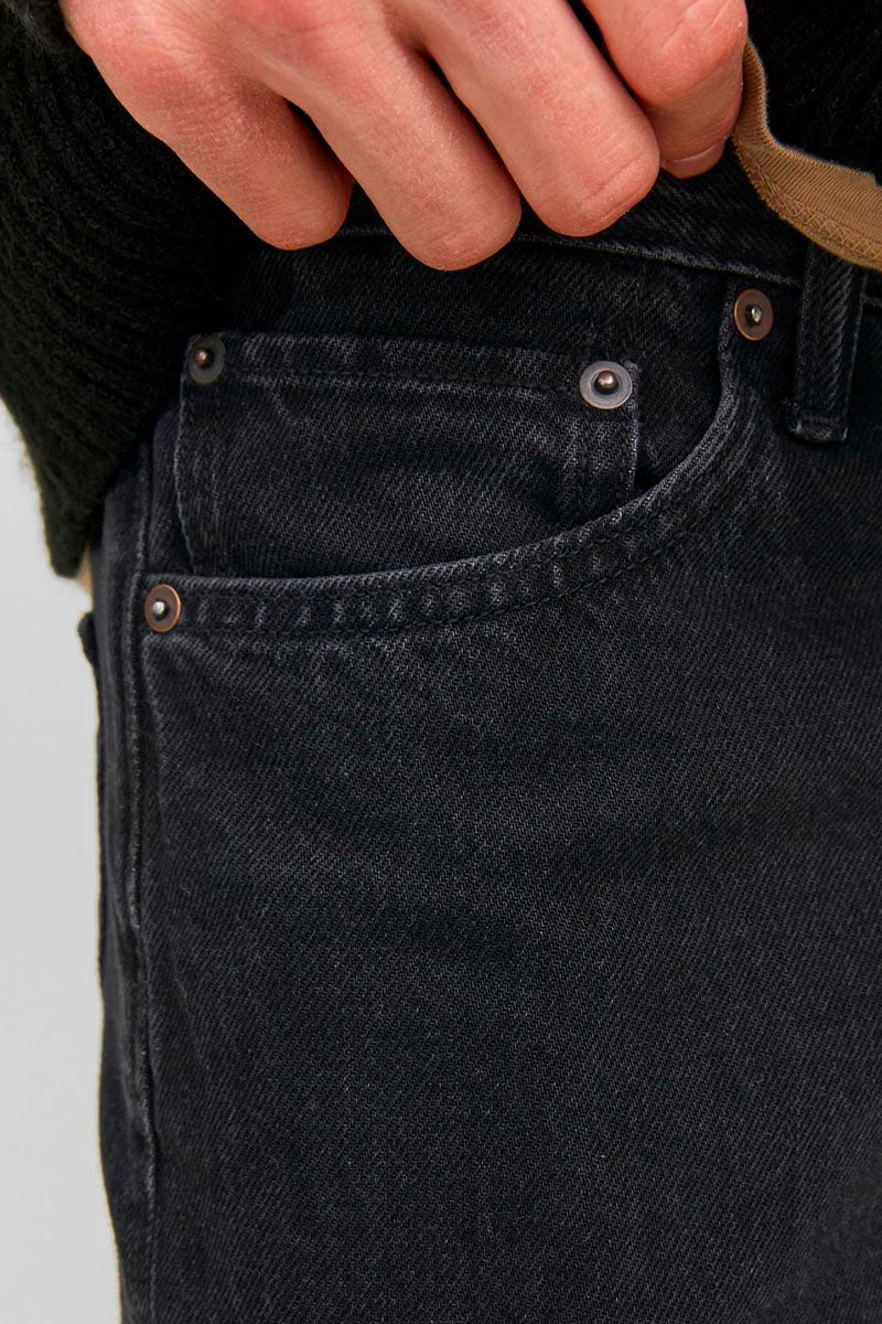 Jack & Jones Alex Baggy Fit 306 Black Denim - Image 4