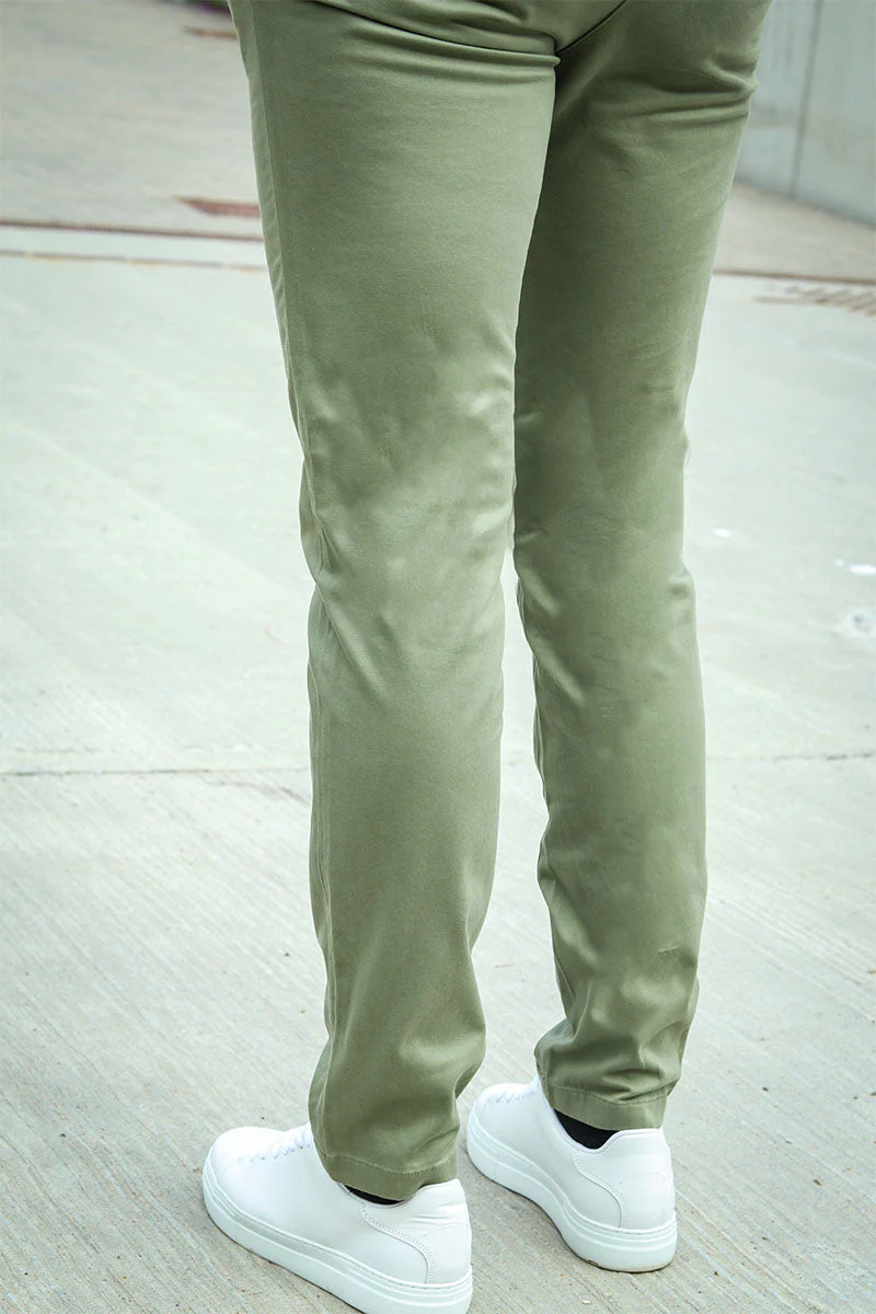 Jack & Jones  Marco Bowie Chinos Deep Lichen Green - Image 5