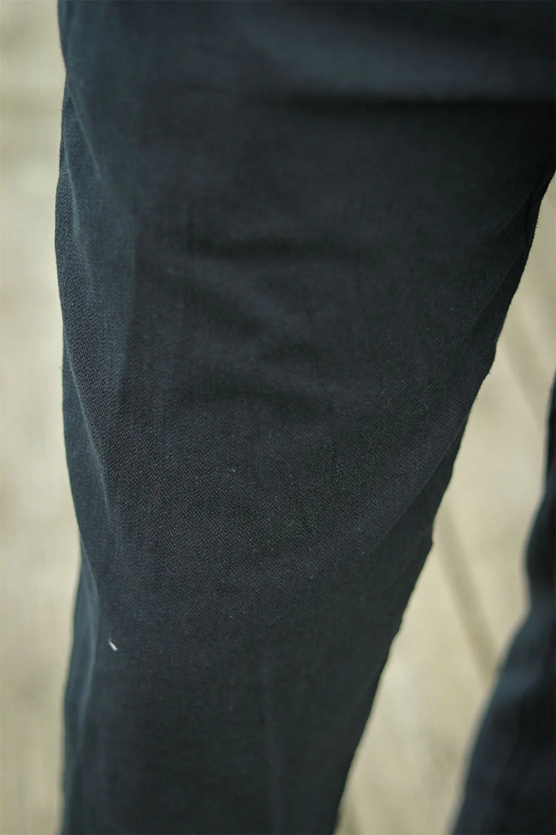 Selected Brody Linen Pants Black - Image 4
