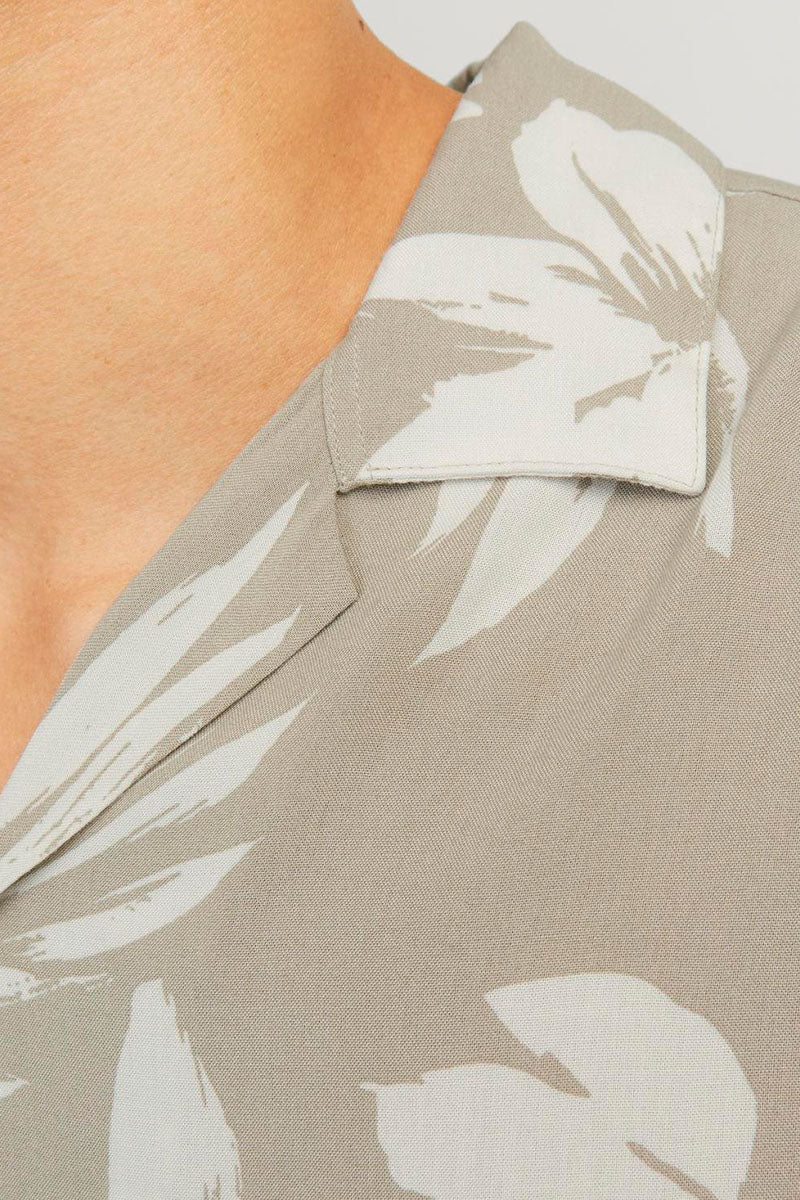 Jack & Jones Jeff AOP Resort Hemd SS Crockery - Image 3