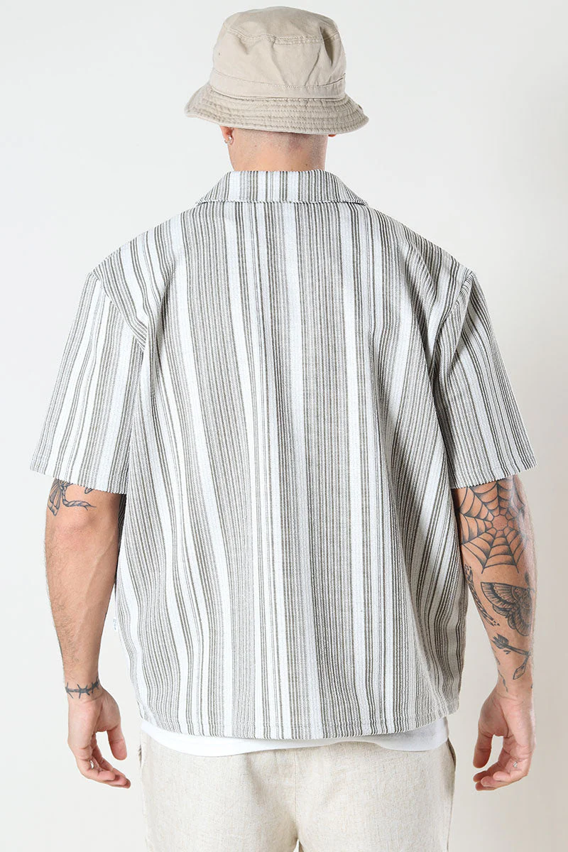 Selected Boxy Skylar SS Jersey Hemd Burnt Olive - Image 4
