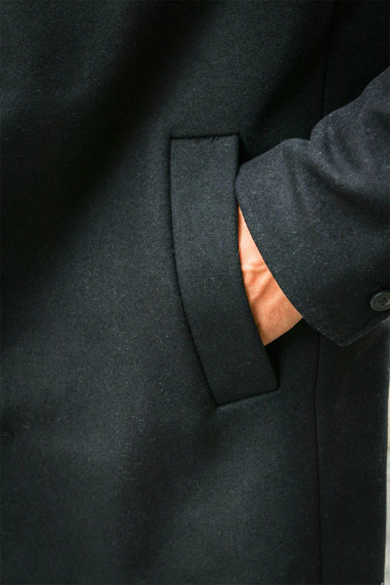 Jack & Jones Harrison Wool Coat Black - Image 5