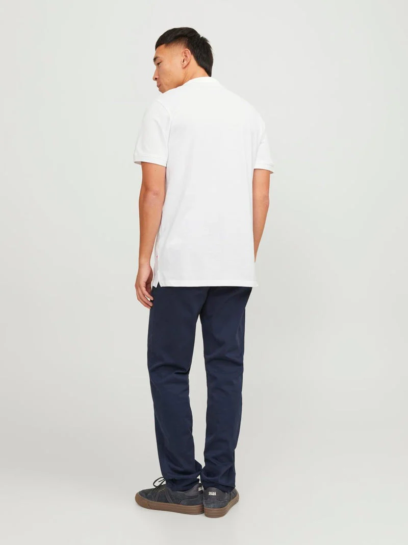 Jack & Jones Basic Polo SS White - Image 6