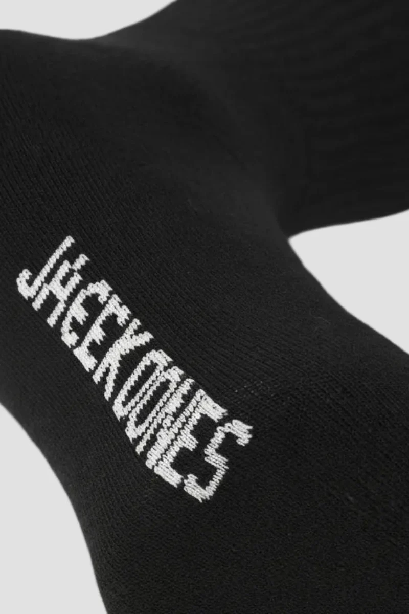 Jack & Jones Basic Tennis Sock 5- Pack Black - Image 3