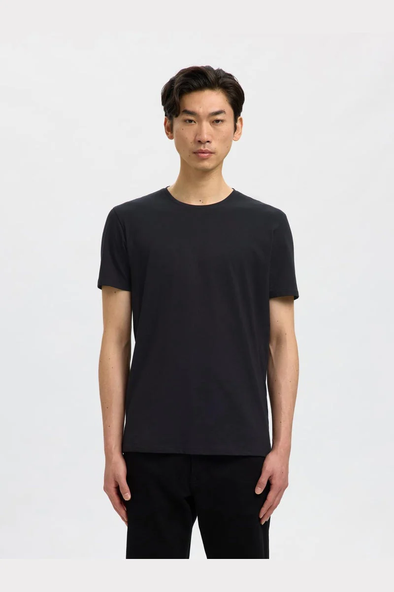 Selected ROLAND BASIC TEE 3-PACK Black - Image 7