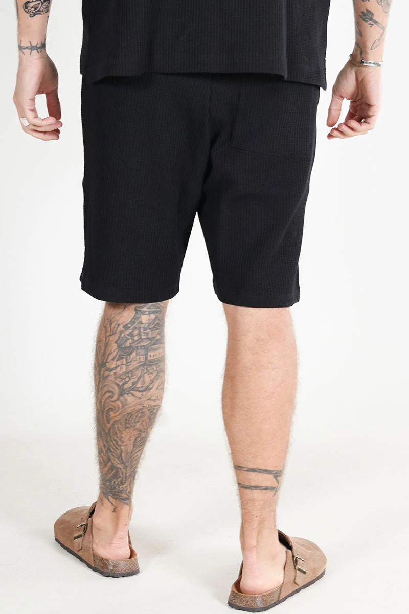Selected Loose Casper Shorts Black - Image 5