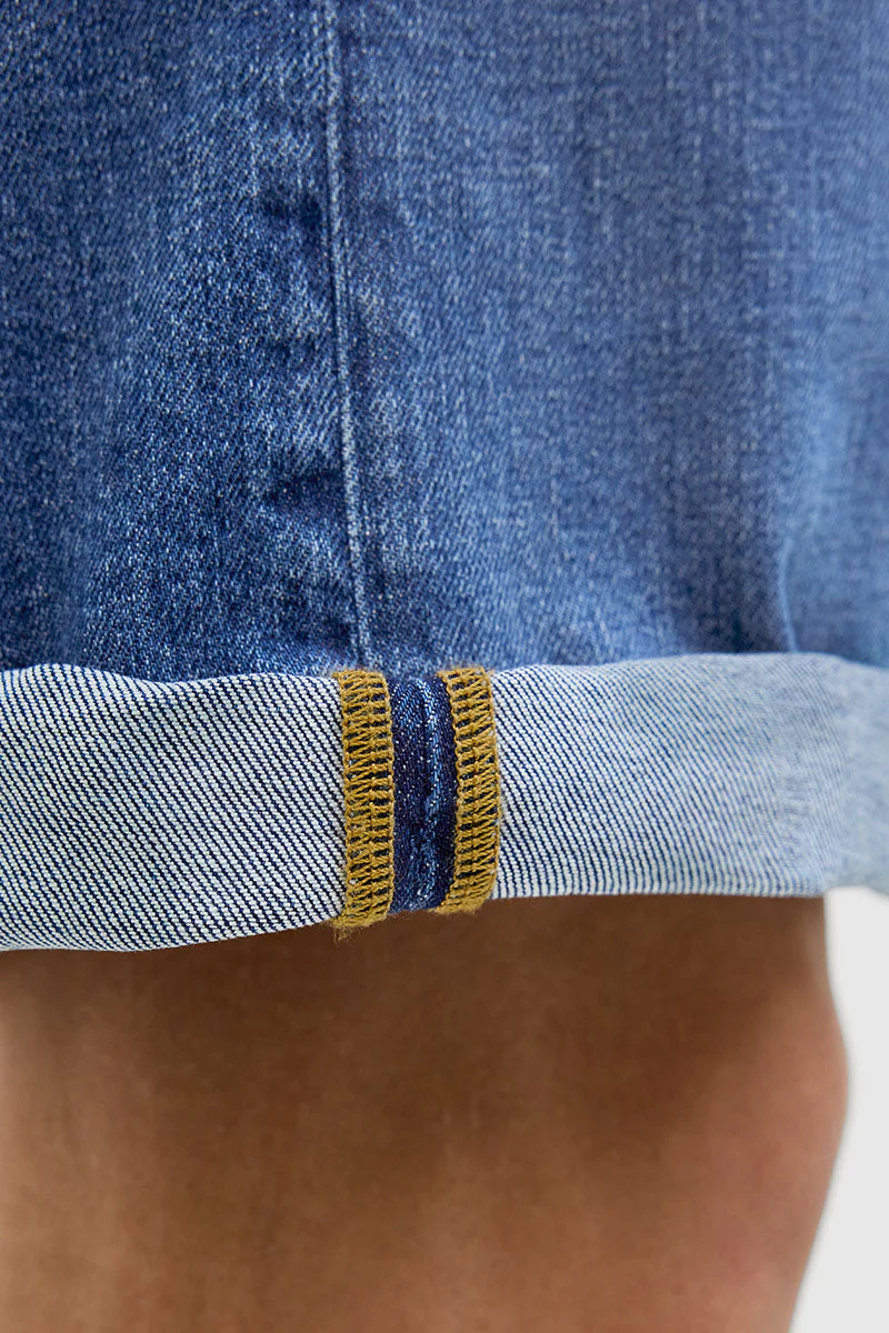 Jack & Jones Rick Regular Fit Shorts 365 Blue Denim - Image 3