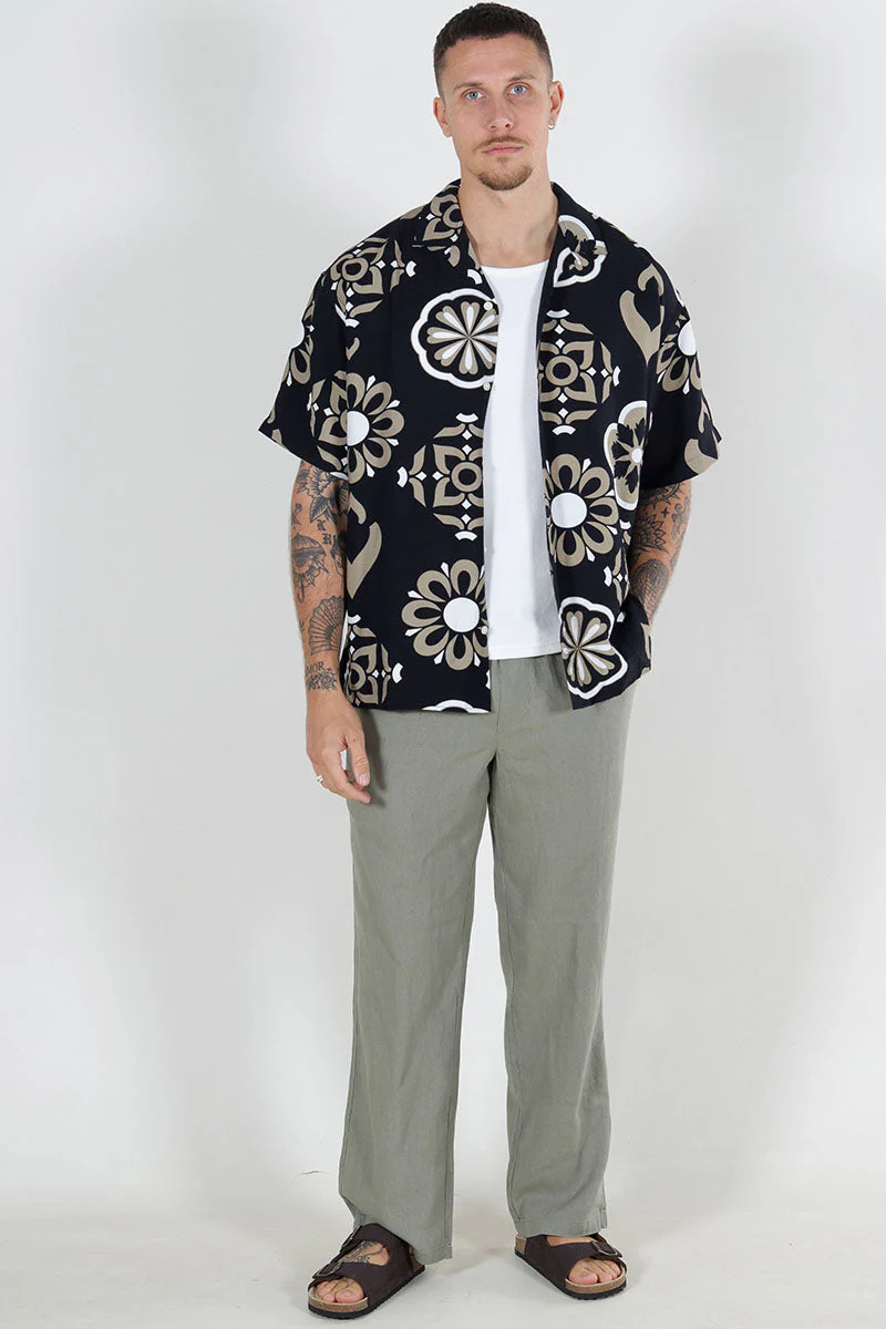 Jack & Jones Urban Edge Resort Hemd SS Jet Black - Image 2