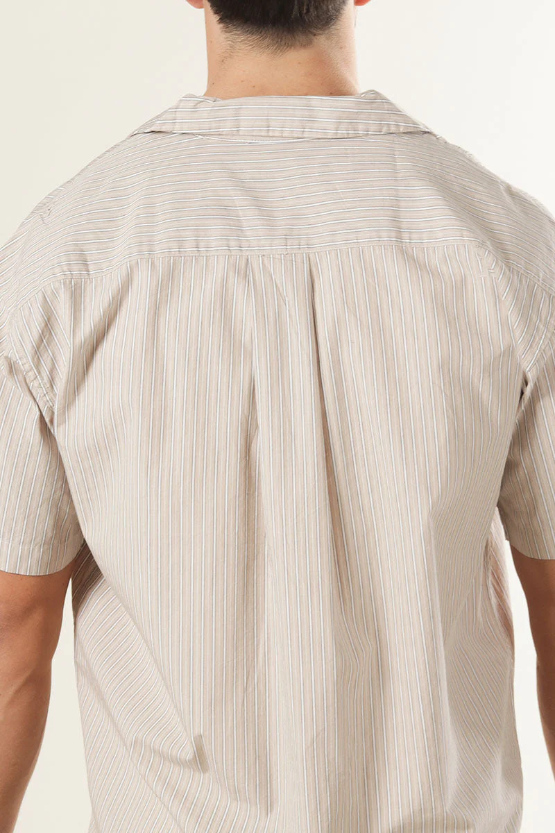 Jack & Jones Cody Poplin Resort Hemd SS Oxford Tan - Image 5