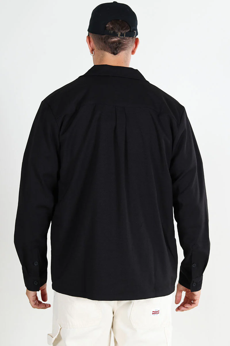 ONLY & SONS Even Life LS Hemd Black - Image 5