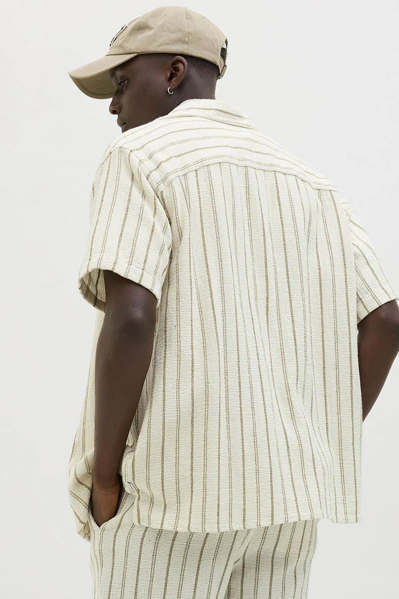 Jack & Jones Coba Stripe Resort Hemd SS Cedar - Image 7
