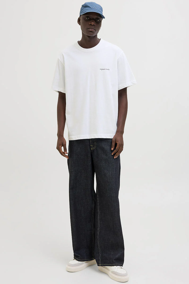 Jack & Jones Marrakesh Back Tee SS  Bright White Flowers - Image 3
