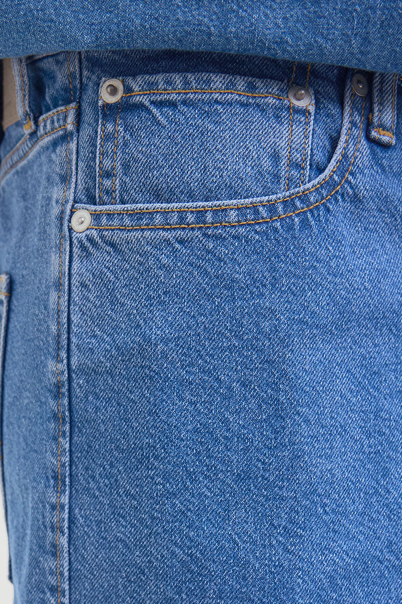 Jack & Jones Ron Original Shorts SQ 730 Blue Denim 731 - Image 3