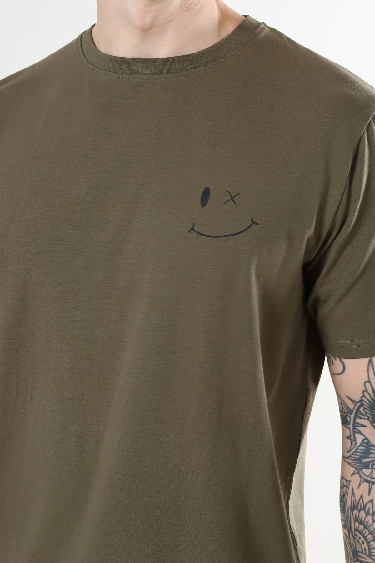 Clean Cut Copenhagen Patrick Organic Tee Army - Image 3