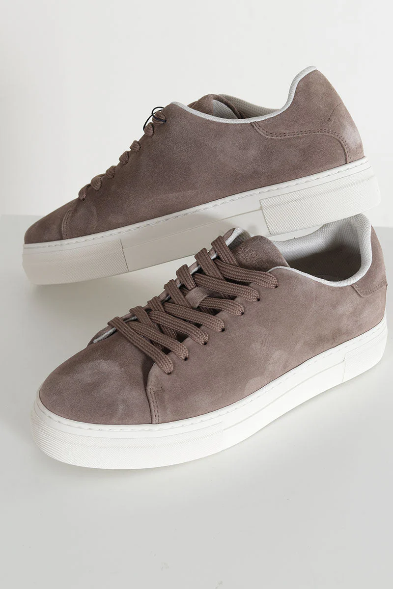 Selected SLHDAVID CHUNKY SUEDE SNEAKER NOOS Greige - Image 6