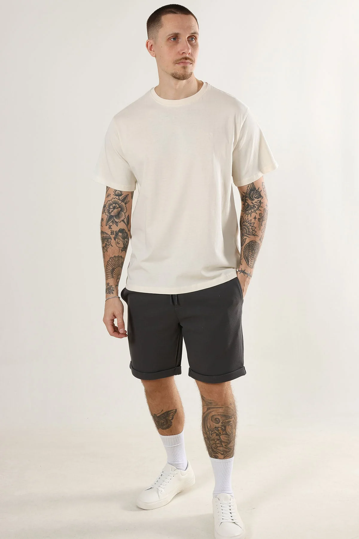 Clean Cut Copenhagen Stable t-Hemd Ecru - Image 2
