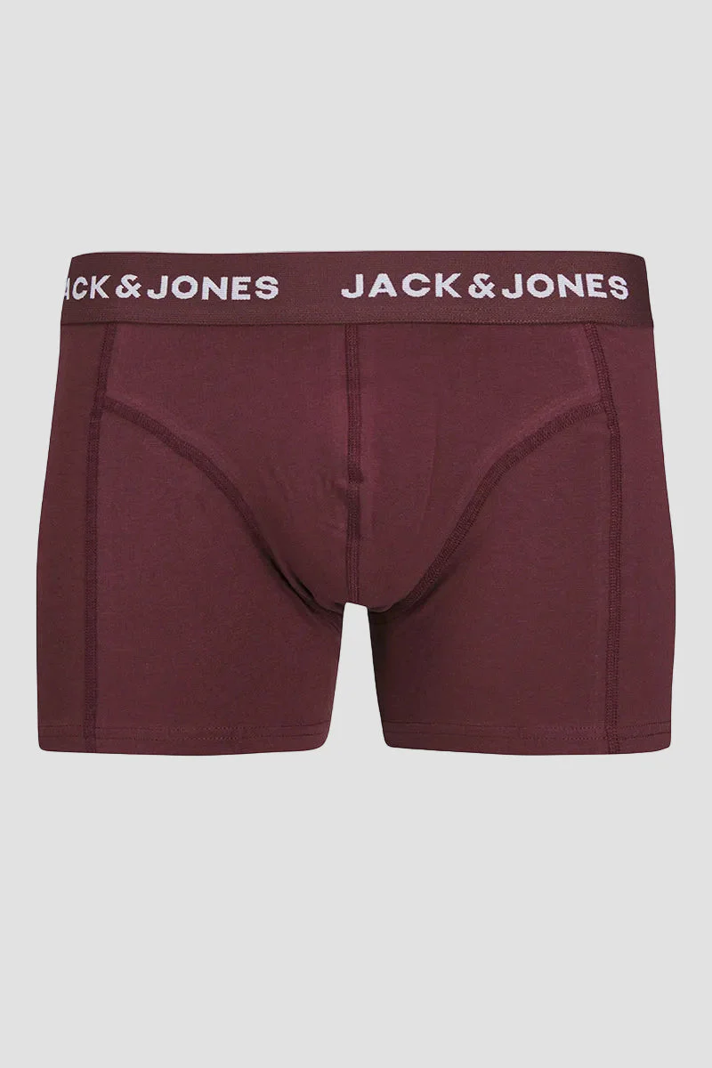 Jack & Jones Teo Solid Trunks 5-Pack Navy Blazer - Image 4