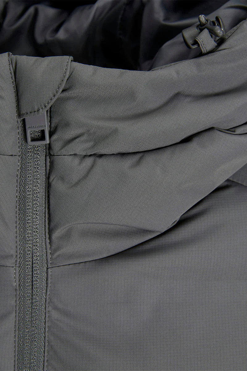Jack & Jones Soho Puffer Hood Jacket  Castlerock - Image 3