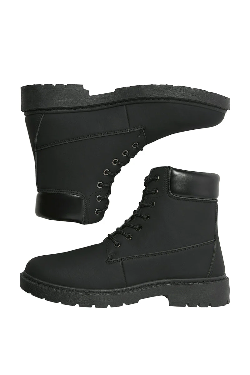 Jack & Jones Ainsworth PU Boots Anthracite - Image 7