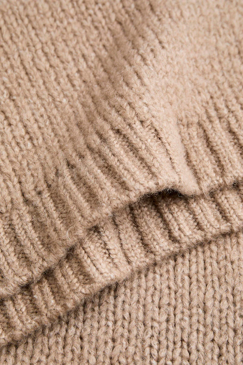 Jack & Jones Kidd Knit Crew Neck Desert Taupe - Image 8