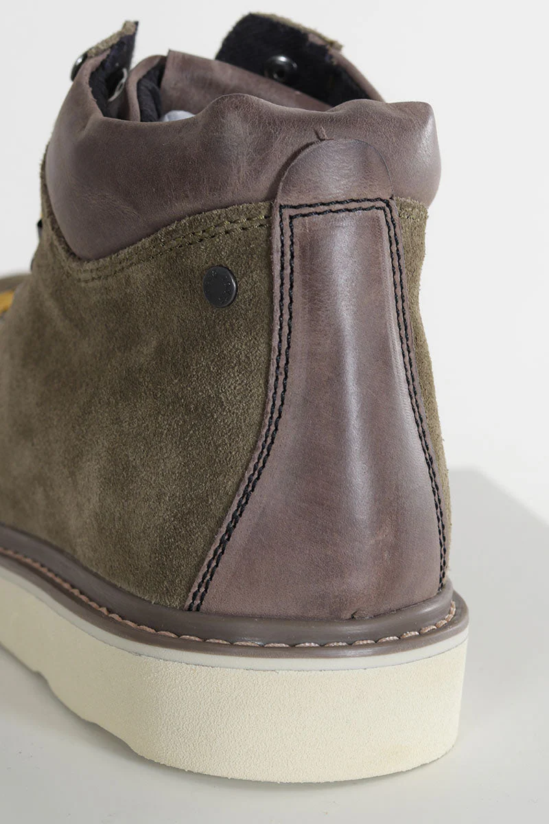 Jack & Jones Chorlton Suede Boots Olive Night - Image 7