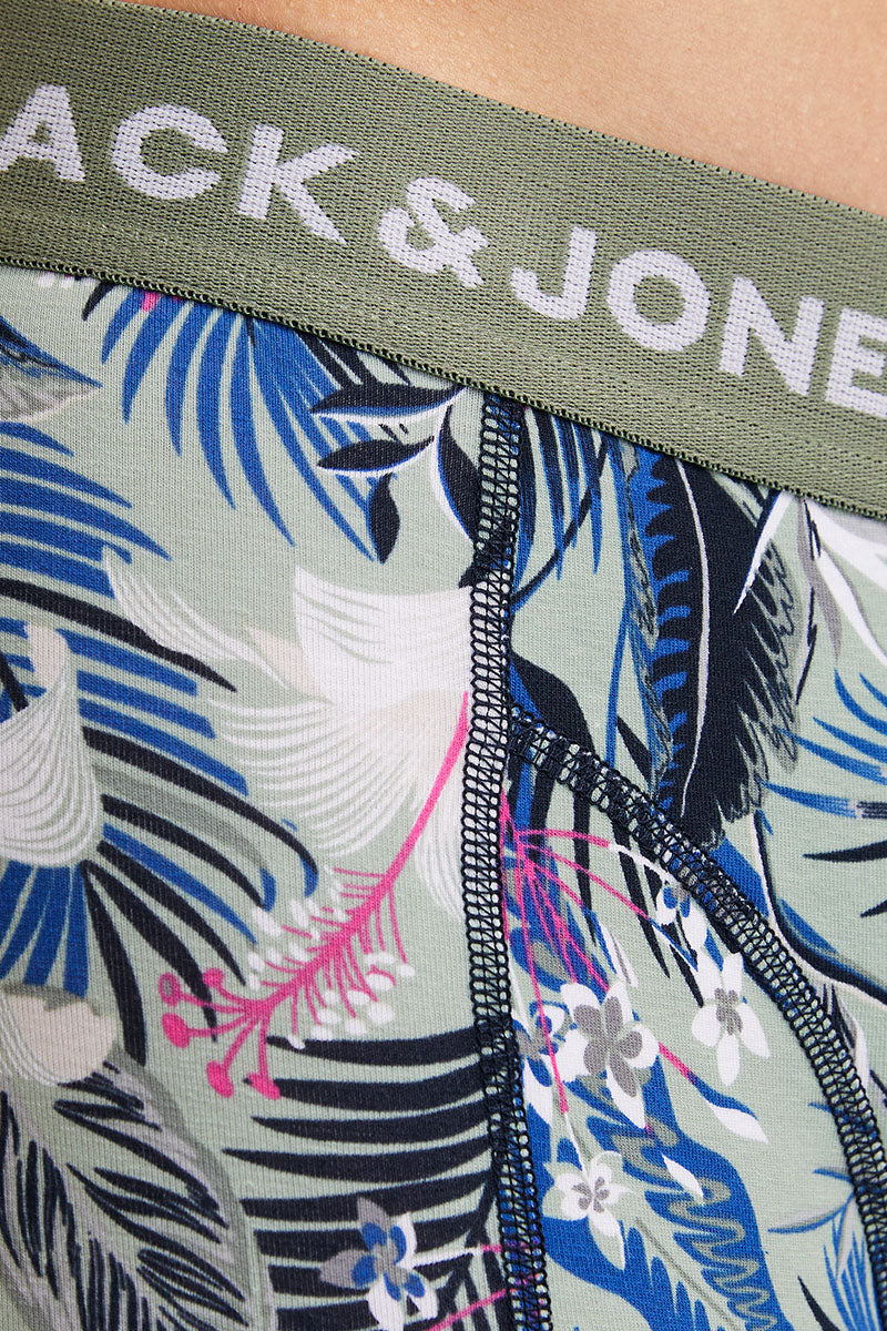 Jack & Jones Brady Flower Trunks 3-Pack Sky Captain - Image 7