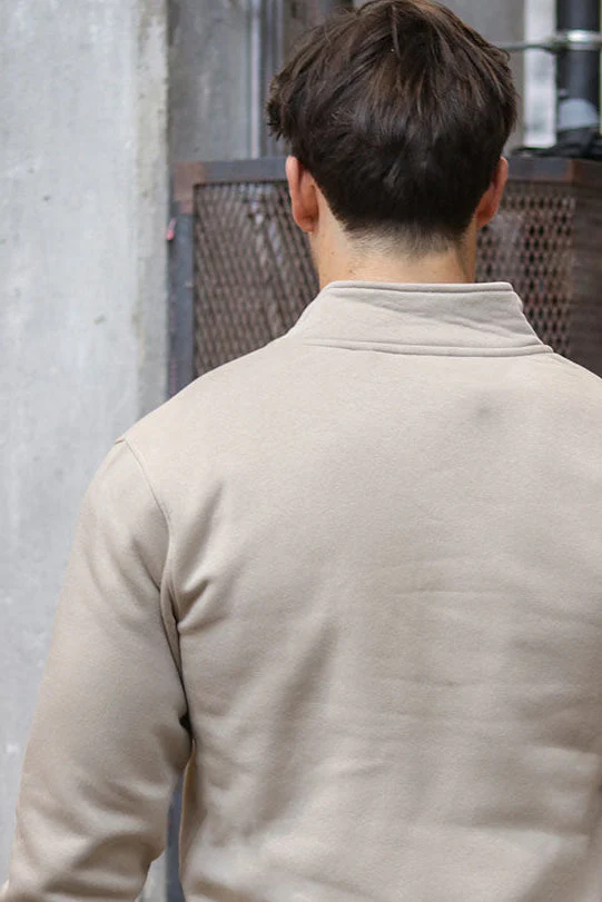 ONLY & SONS Ceres Half Zip Sweat Silver Lining - Image 7