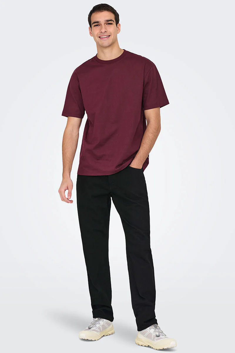 Only & Sons Fade Loose Fit 5396 Black Denim - Image 2