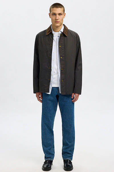Selected Walter Waxed Cotton Jacket Delicioso - Image 2