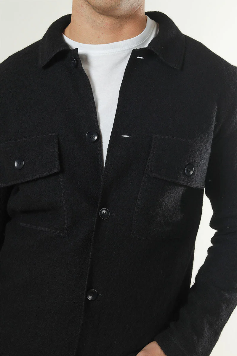 Selected Nealy LS Knit Cardigan Black - Image 4