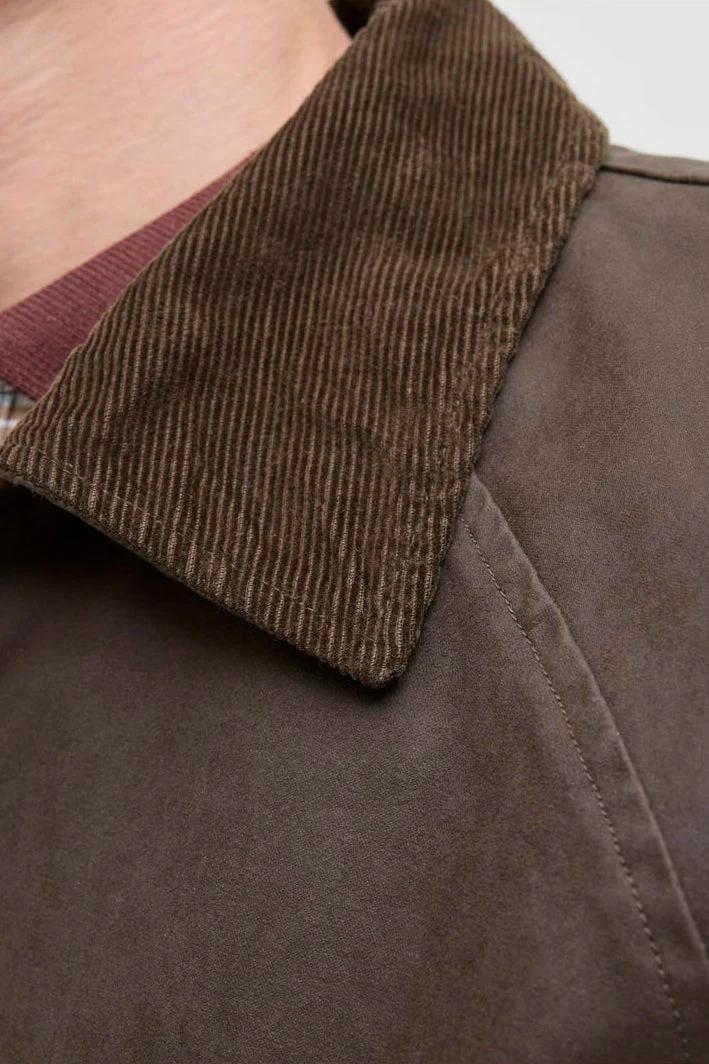Jack & Jones Bedford Waxed Jacket Wren - Image 5