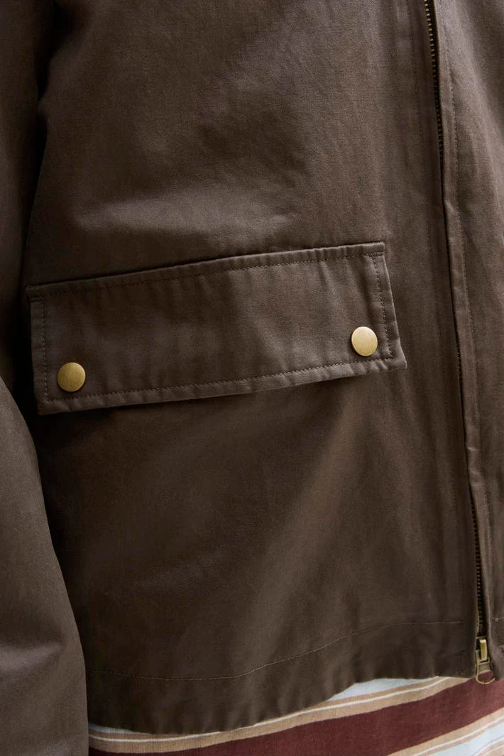 Jack & Jones Bedford Waxed Jacket Wren - Image 6