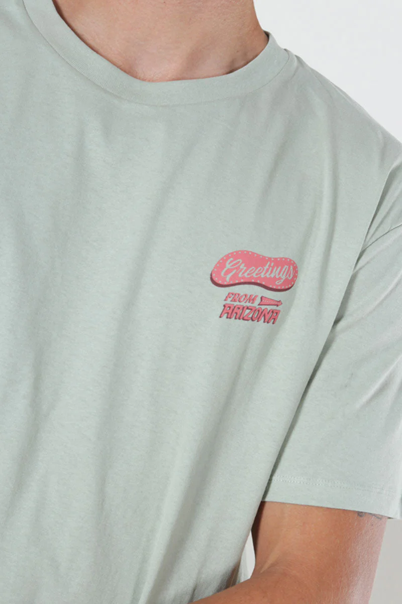 Jack & Jones Greetings Relaxed Fit Tee Desert Sage - Image 3