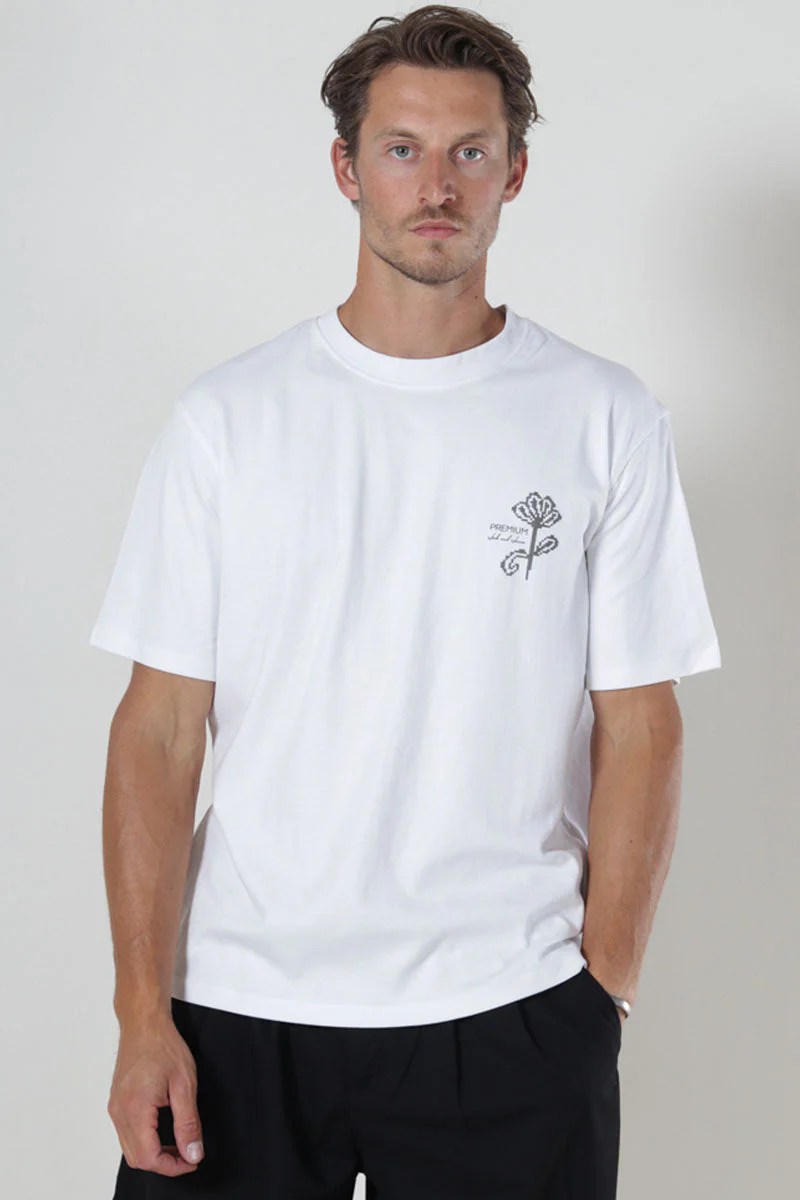 Jack & Jones Kyle Relaxed Fit Tee Bright White - Image 2