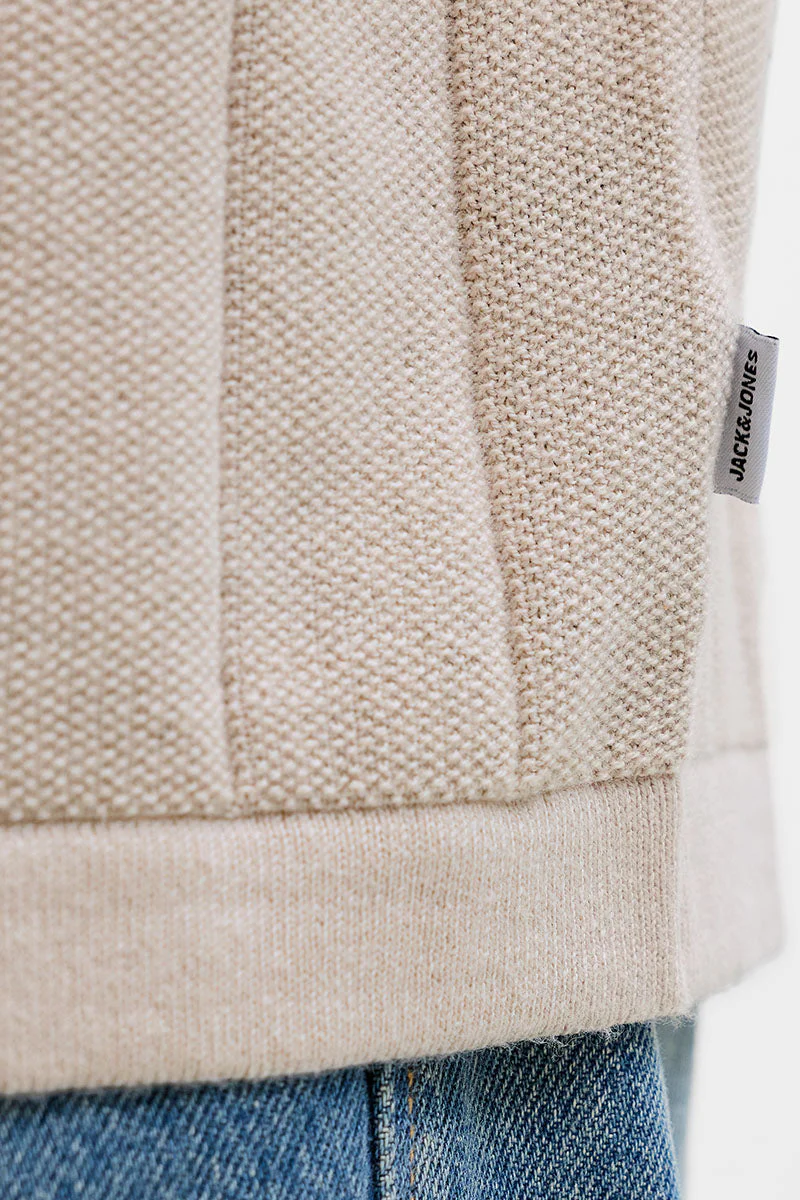 Jack & Jones Bradley Knit Tee SS Moonbeam - Image 7