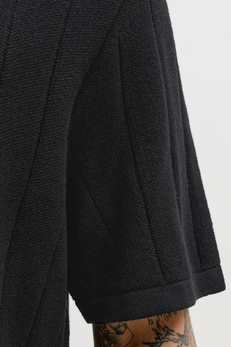 Jack & Jones Bradley Knit Tee SS Black - Image 5