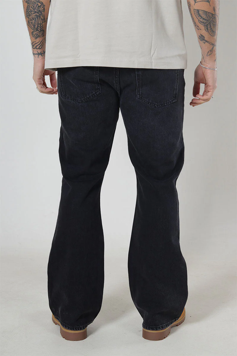 ONLY & SONS Gibb Bootcut Jeans 6466 Washed Black - Image 7