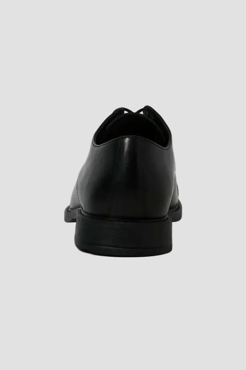 Jack & Jones Oslo Leather Dress Shoe Black - Image 5