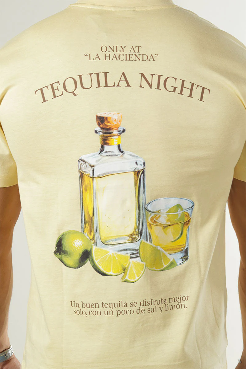 Only & Sons Fred Life Rlx Ss Print Tee Sunlight - Image 4