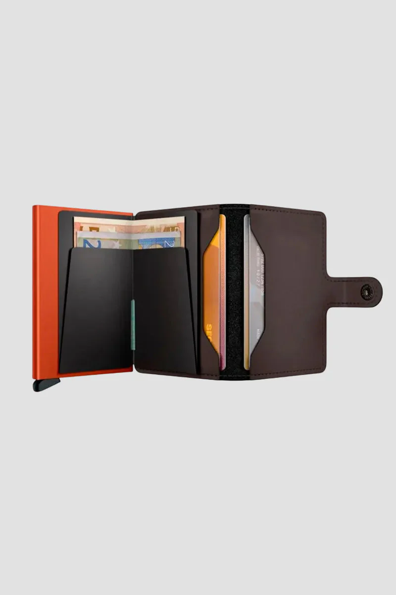Secrid Miniwallet Matte Truffle & Orange - Image 3