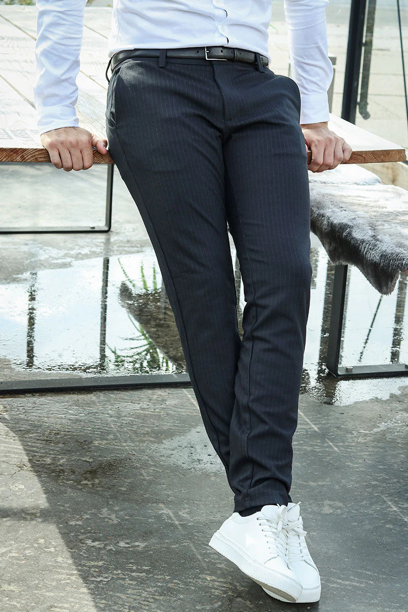 Only & Sons Mark Pant Stripe Black - Image 4
