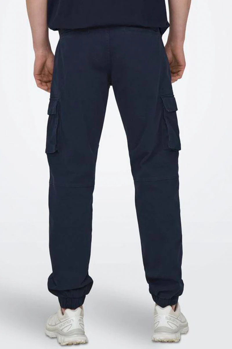 Only & Sons Cam Stage Cargo Cuff Pants dress blues - Image 4